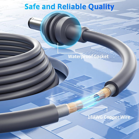 16FT Starlink Mini DC/USB-C to DC Cable 5M view 2