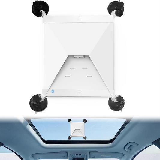 AerolinkGear Four-Corner Sunroof Suction Mount for Starlink Mini - Black or White