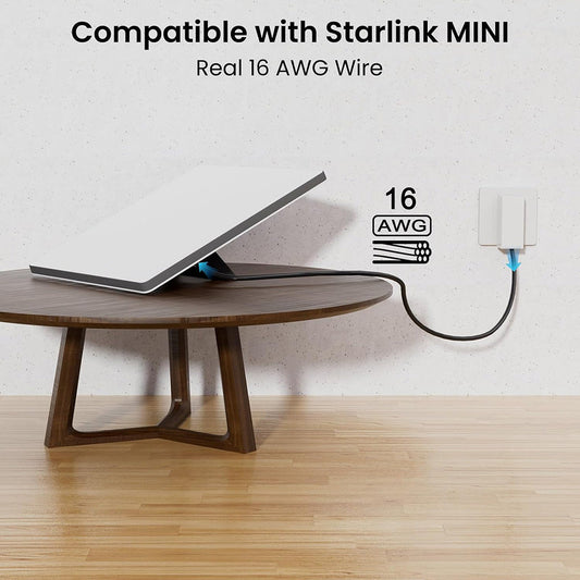 16AWG Replacement DC Power Cable for Starlink Mini view 2
