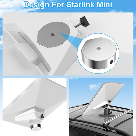 Adjustable Magnetic Car Mount for Starlink Mini view 2
