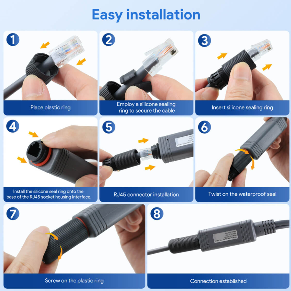 PoE Injector & Ethernet Adapter for Starlink Mini view 7