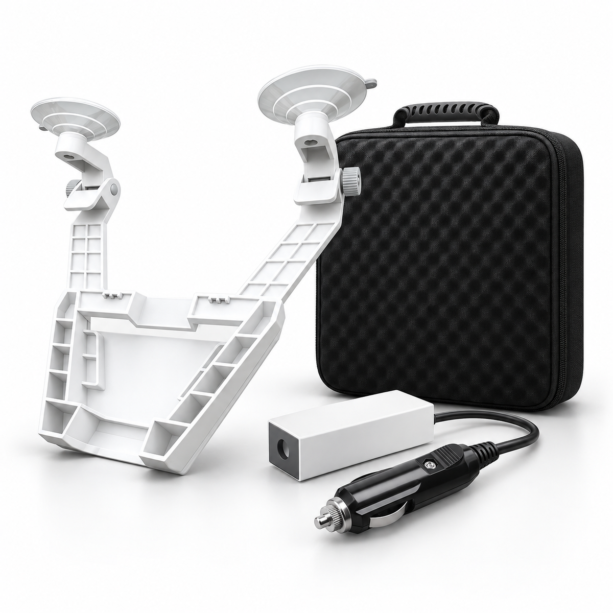 AerolinkGear Starlink Mini Glass Dock | Adjustable Dual-Cup Vehicle Mount