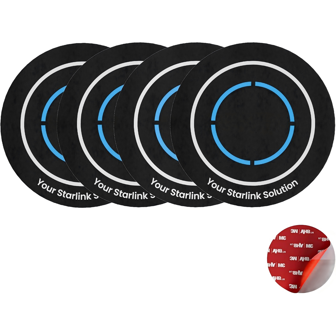 Magnetic mount components for a stationary Starlink Mini field check-in