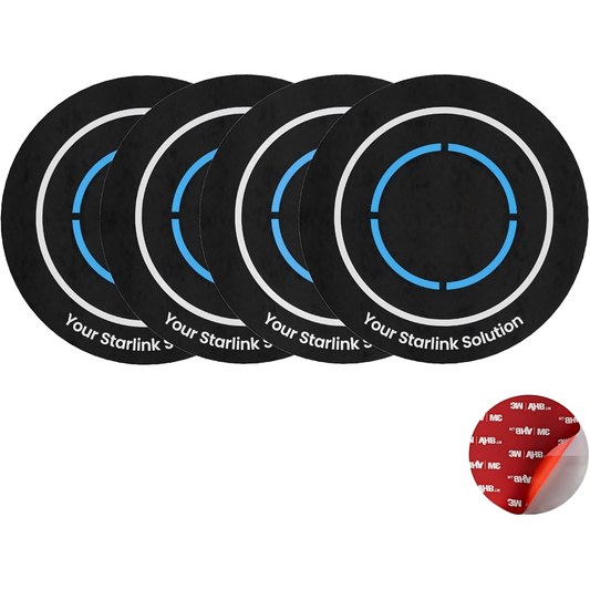 Magnetic mount components for a stationary Starlink Mini field check-in
