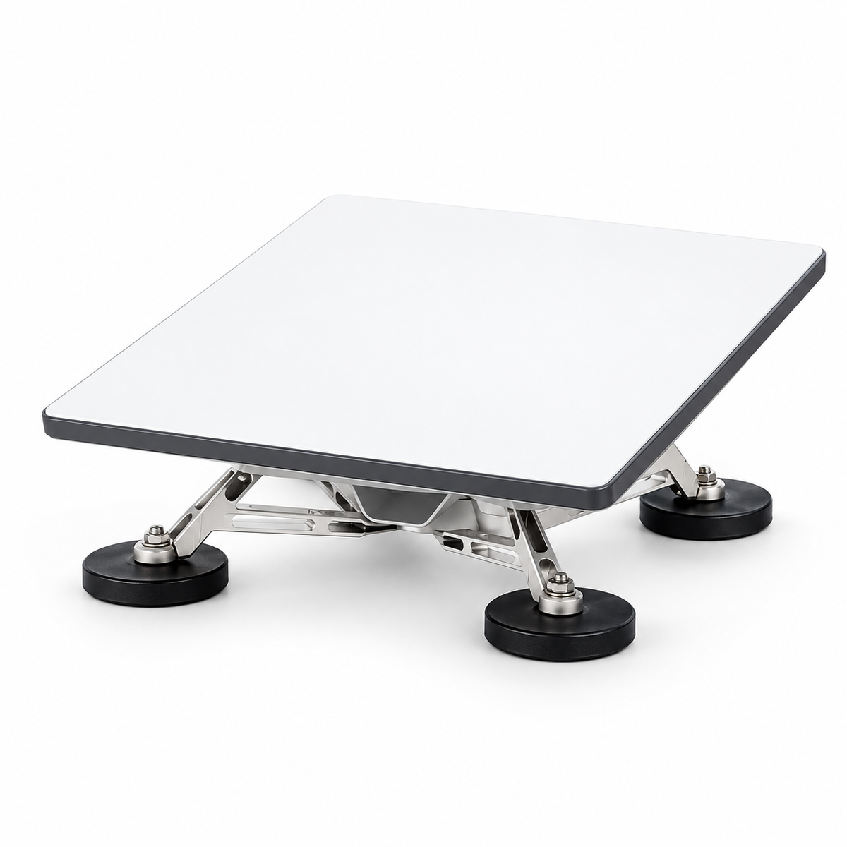 AerolinkGear X-frame four-magnet roof mount for Starlink Mini V4, mount only; terminal shown for fit reference and sold separately.