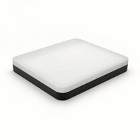 White AeroLinkGear protective case for Starlink Mini shown at a three-quarter angle on a white studio background.
