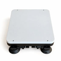 Starlink Mini protective case underside with two black suction-cup mounting assemblies.
