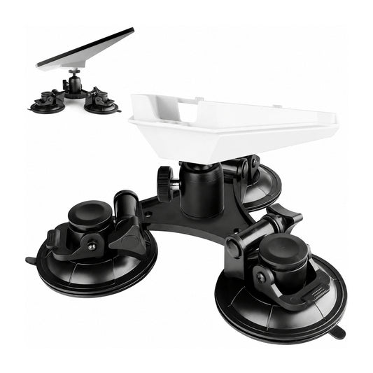AeroLinkGear triple-suction wide-base mount for Starlink Mini