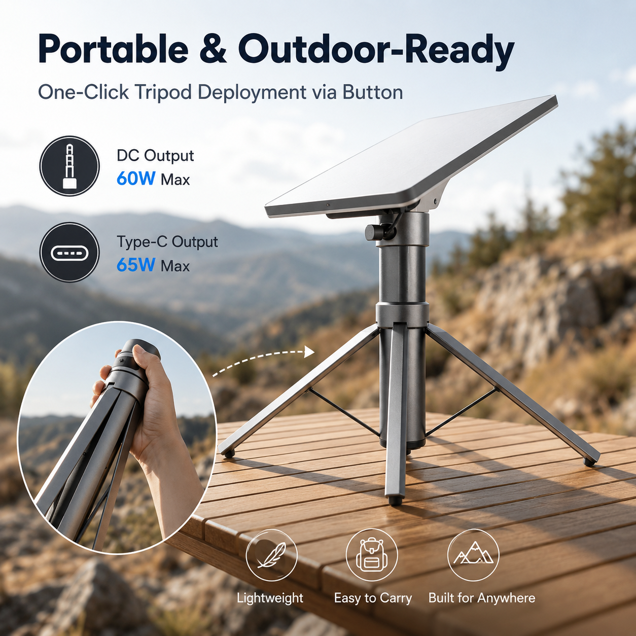 LinkStand 45,000mAh Battery Mount for Starlink Mini view 4
