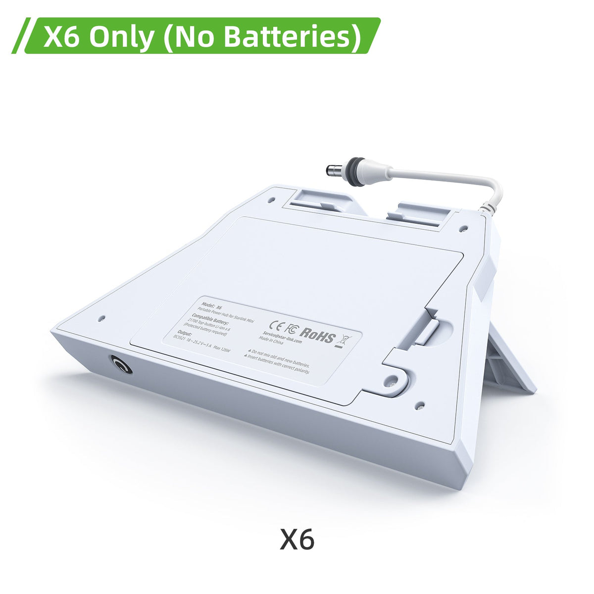 AerolinkGear X6 shell without batteries for Starlink Mini