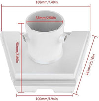 Stainless Steel Roof Mount for Starlink Pivot Tube view 3
