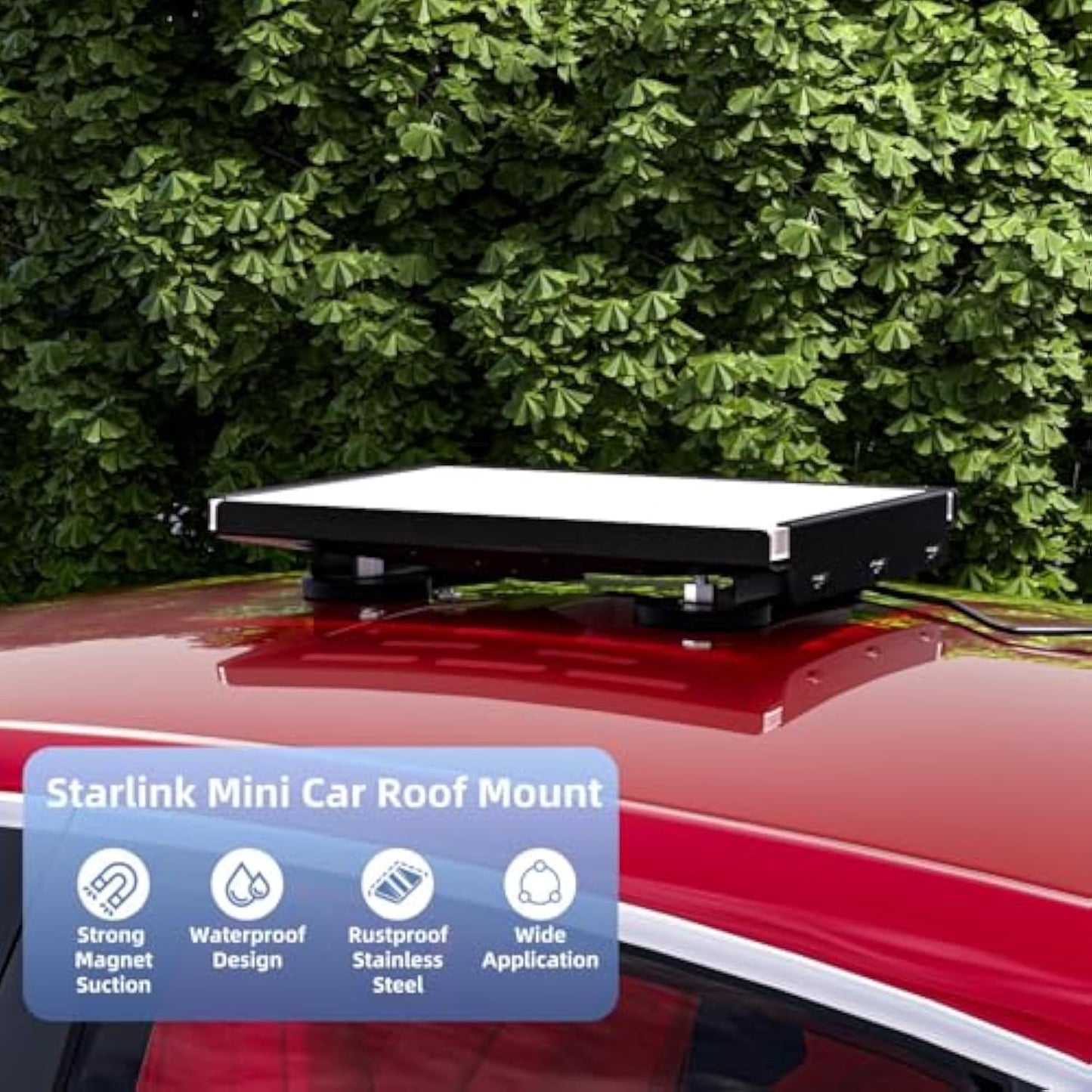 Starlink Mini Stainless Magnetic Mount Cars & Boats view 2
