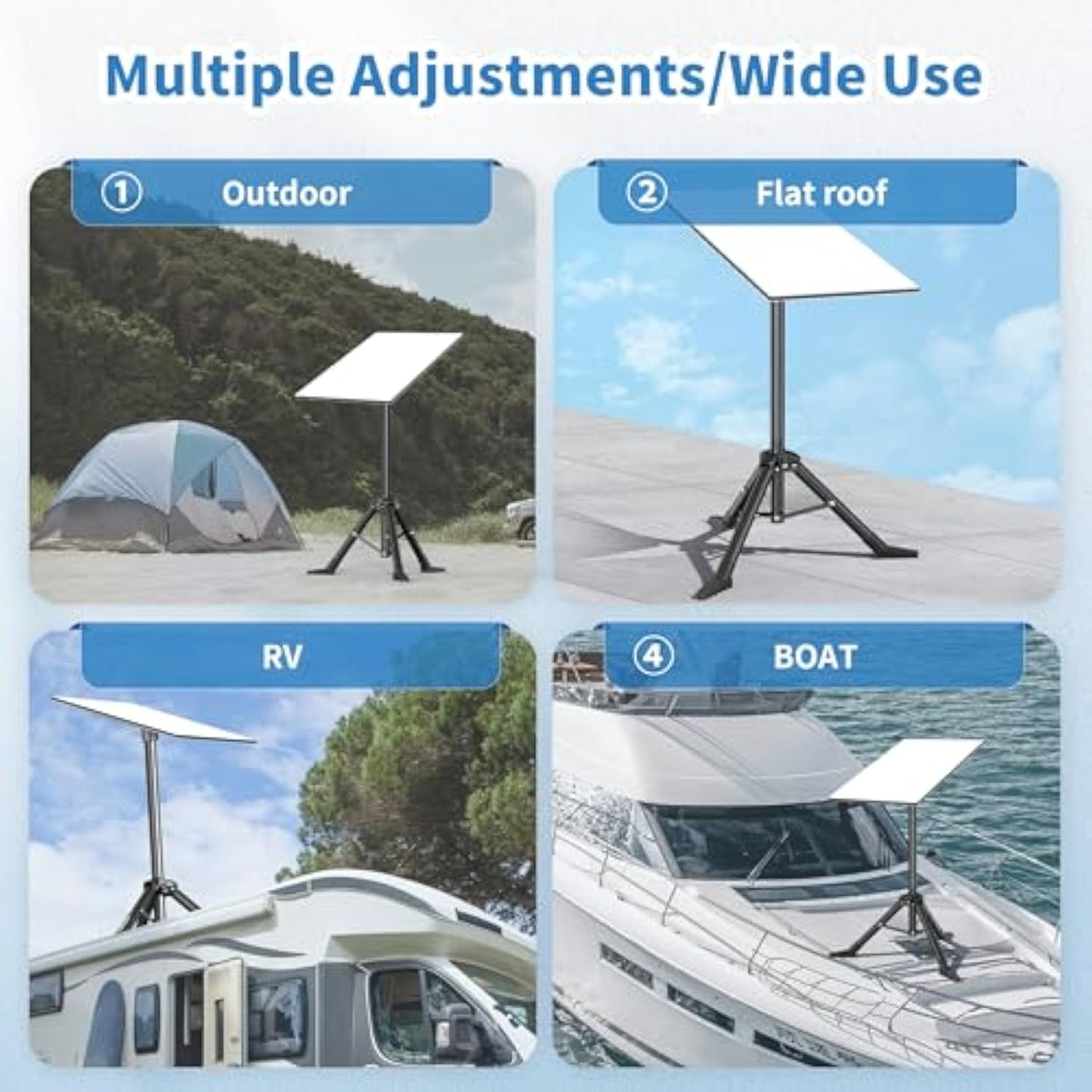 Adjustable Tripod Mount for Starlink Gen 3 Outdoor v2 view 3