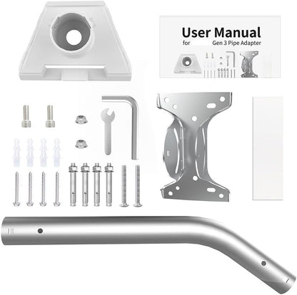 Stainless Steel Roof Mount for Starlink Pivot Tube