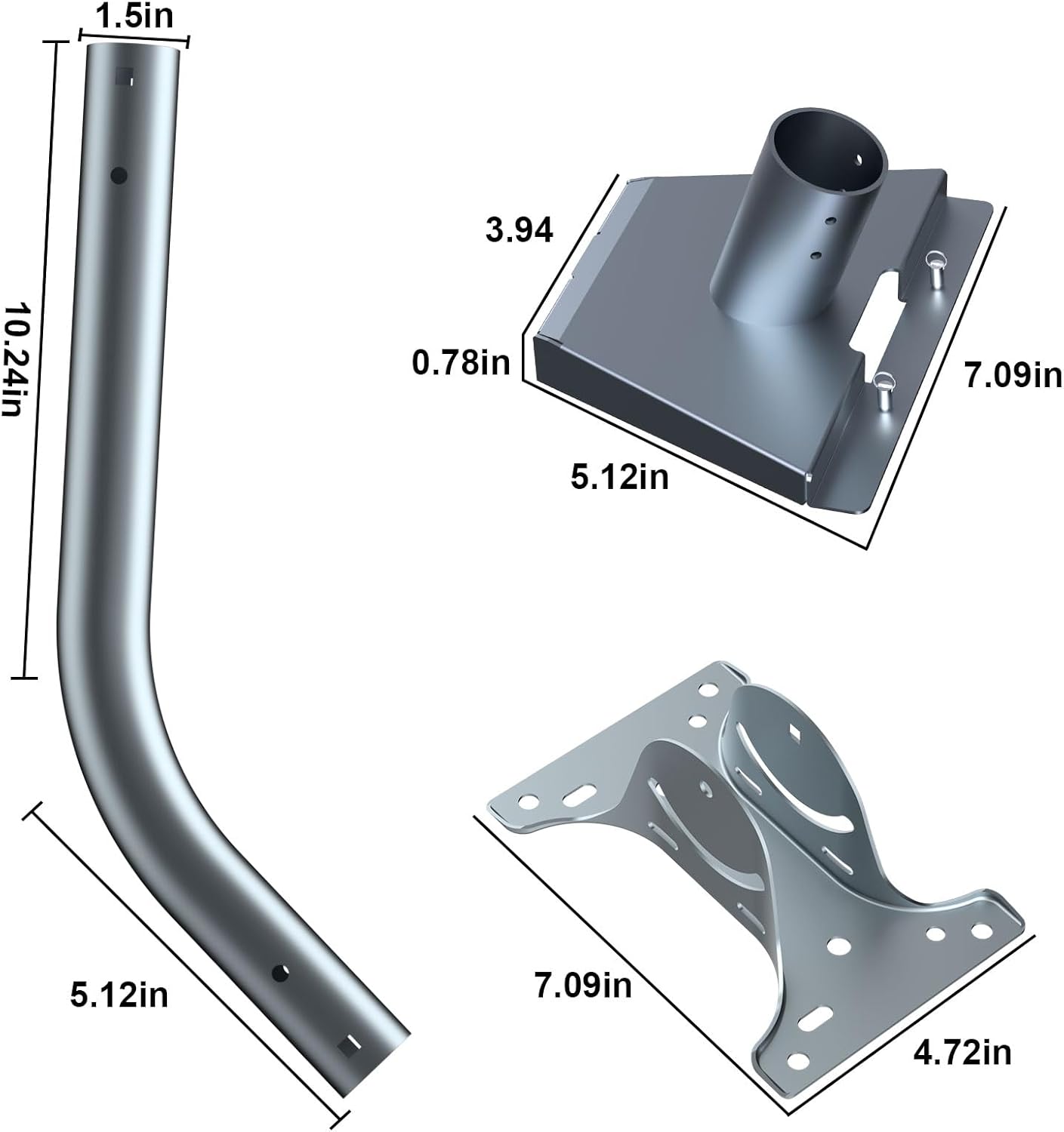 Starlink Gen 3 360° Mount Wall Roof Pole Heavy Duty view 2