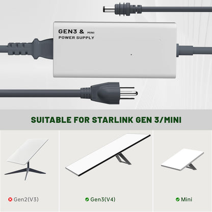 48V Power Supply Adapter for Starlink Gen 3 & Mini view 6