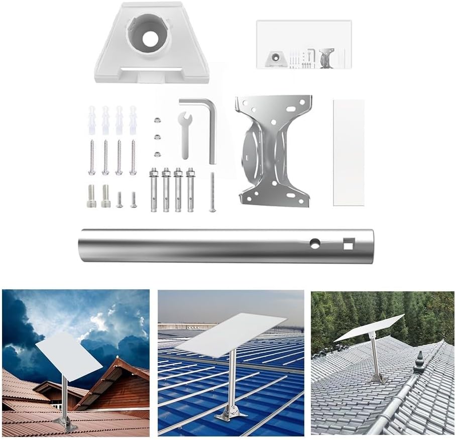 Stainless Steel Roof Mount for Starlink Pivot Tube view 4