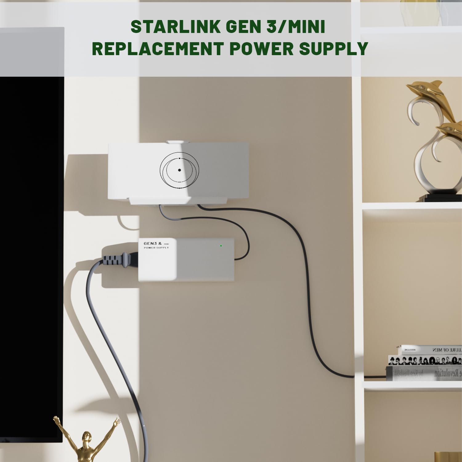 48V Power Supply Adapter for Starlink Gen 3 & Mini view 7