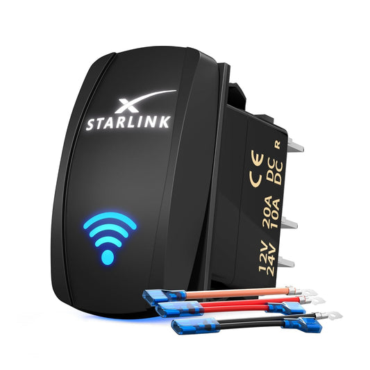 Waterproof Rocker Switch for Starlink Mini & Gen 1-3