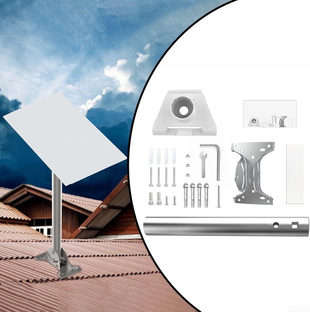 Stainless Steel Roof Mount for Starlink Pivot Tube view 6