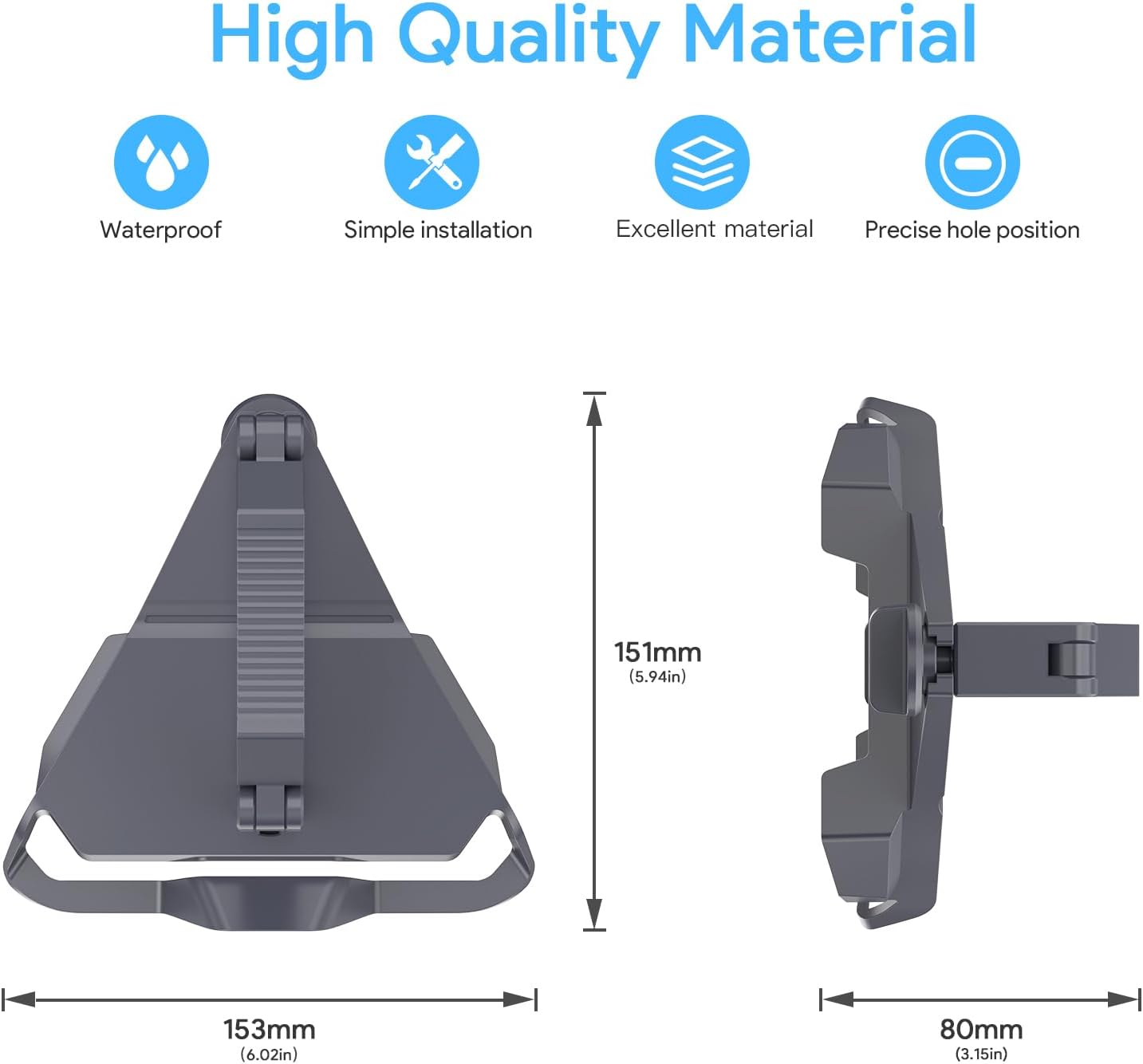 Starlink Mini Starlink Mini Roof Rack Mount, 0.47''-1.89'' view 2