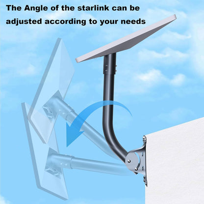 Starlink Gen 3 360° Mount Wall Roof Pole Heavy Duty view 4