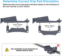 Starlink Mini Starlink Mini Roof Rack Mount, 0.47''-1.89'' view 3