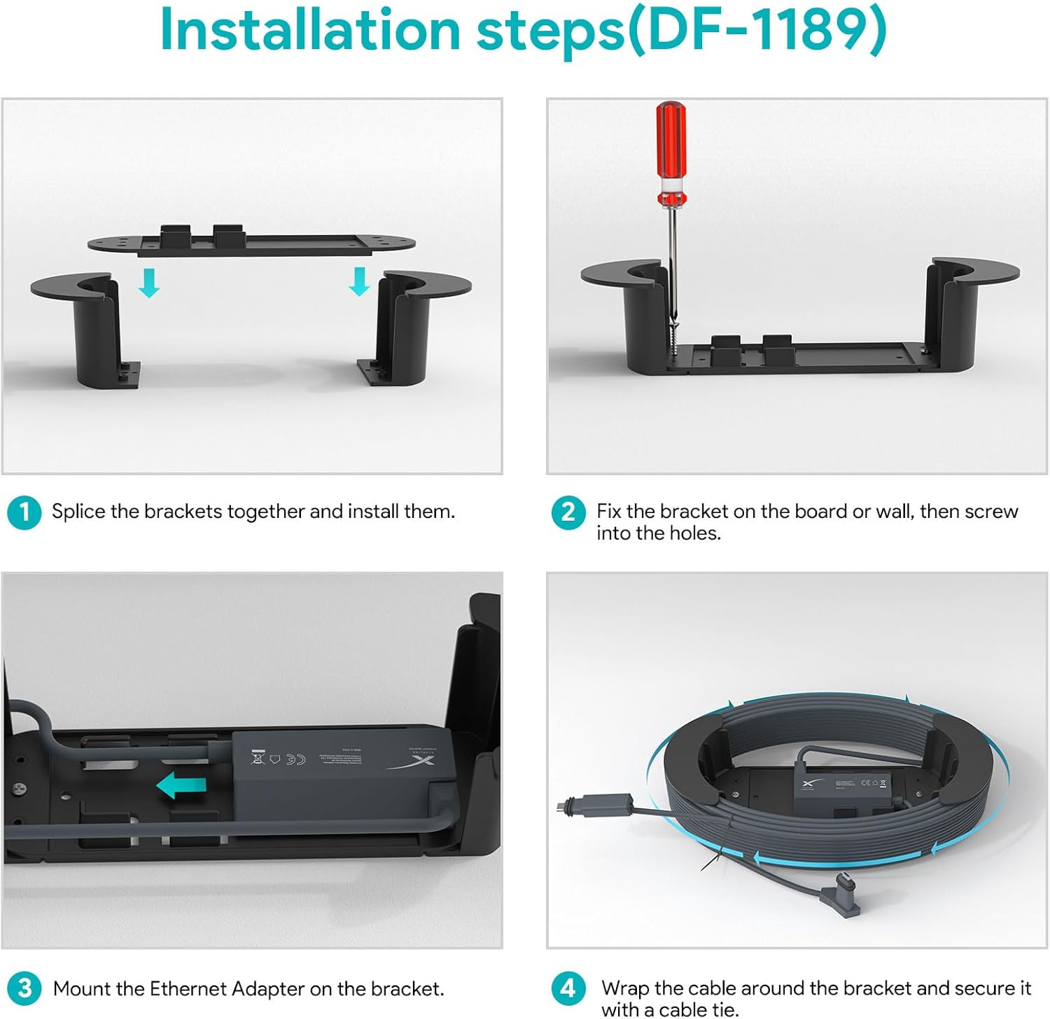 Starlink Gen 3 Cable Caddy Cord Management view 5
