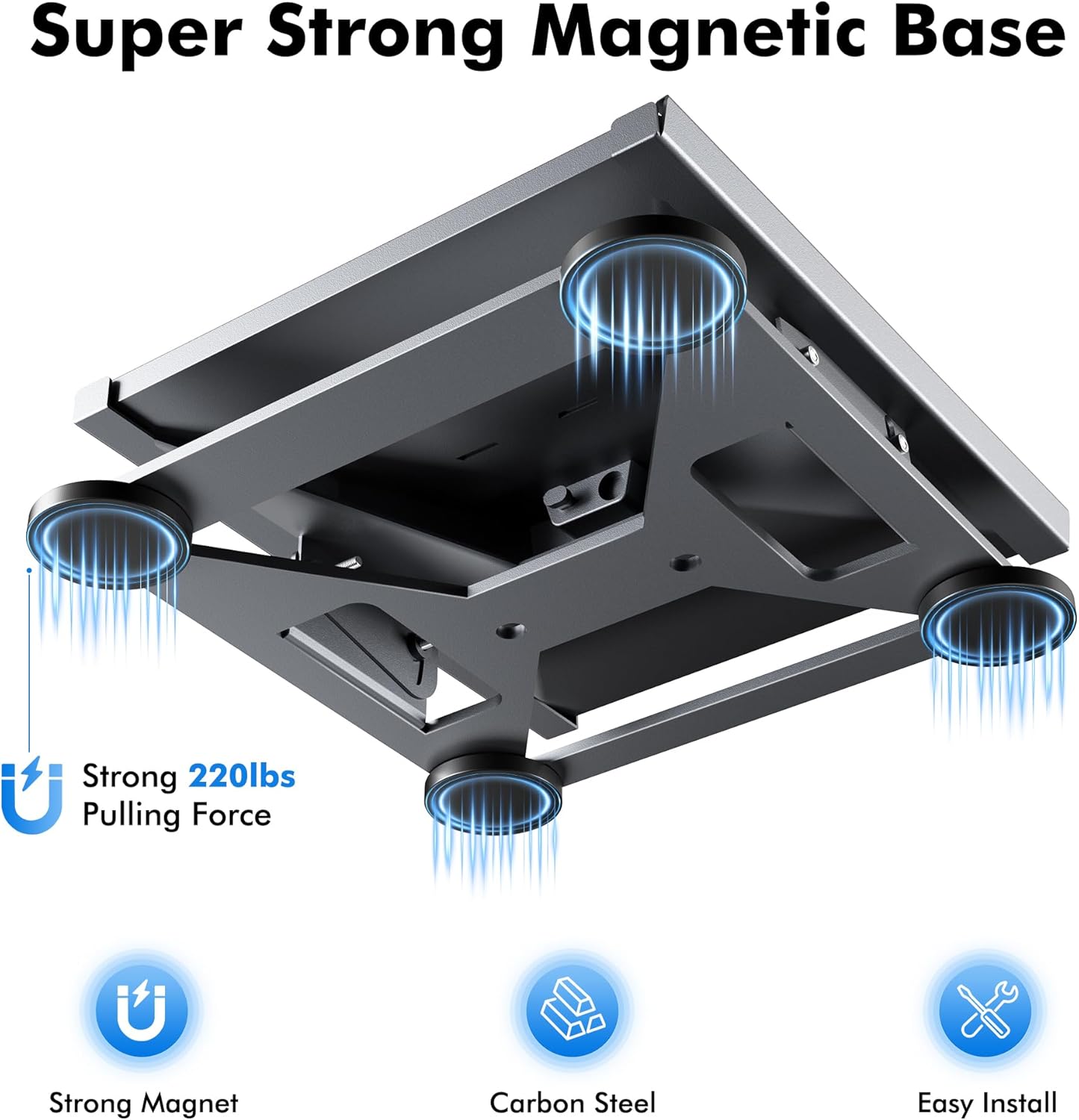 Starlink Mini Carbon Steel Mount 220lbs Magnet Base view 3
