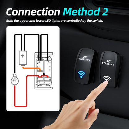 Waterproof Rocker Switch for Starlink Mini & Gen 1-3 view 5