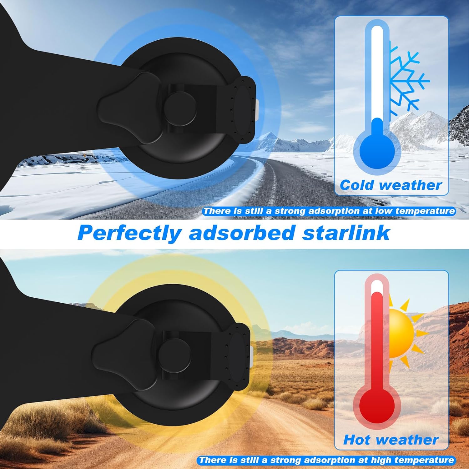 Starlink Mini Heavy-Duty Suction Mount Roof Sunroof view 4
