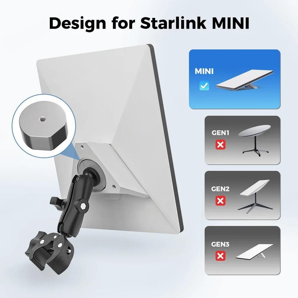 AerolinkGear Starlink Mini Mount - 360 Degree Adjustable Angle for Optimal Signal