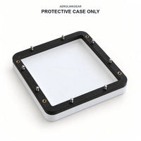 AeroLinkGear protective case only for Starlink Mini with a black support frame on a white background.