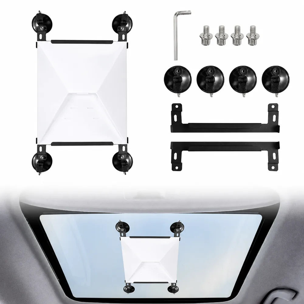 AerolinkGear Four-Cup Car Window Suction Mount for Starlink Mini