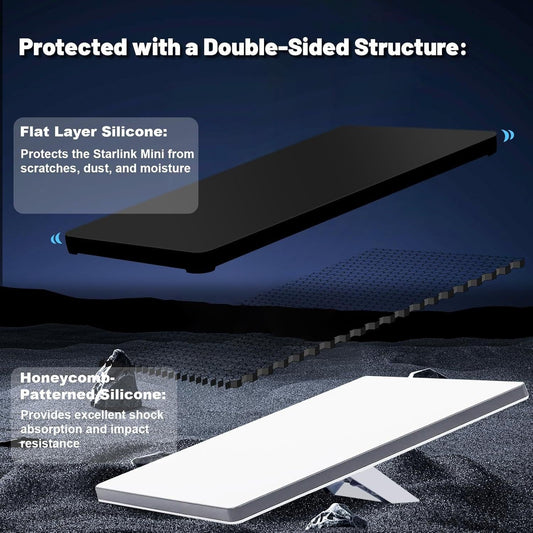 Starlink Mini Silicone Protective Case Waterproof