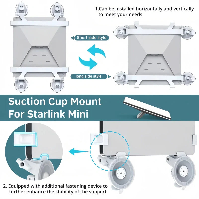 Starlink Mini Starlink Mini Mount with Powerful Suction - L view 11