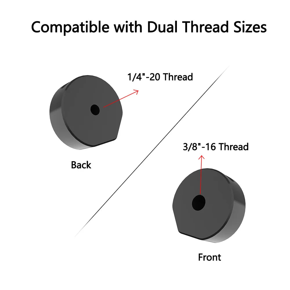 Starlink Mini Tripod Adapter 1/4" & 3/8" Thread v2 view 5
