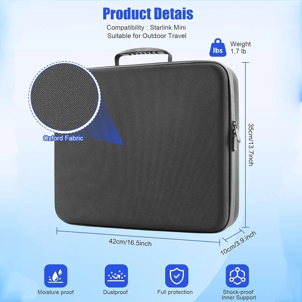 Shockproof EVA Travel Case for Starlink Mini v2 view 4