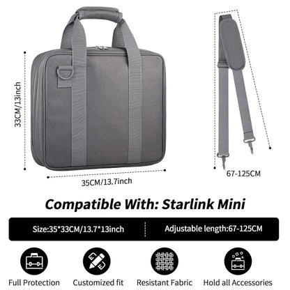 Compact Travel Case for Starlink Mini Accessories view 3