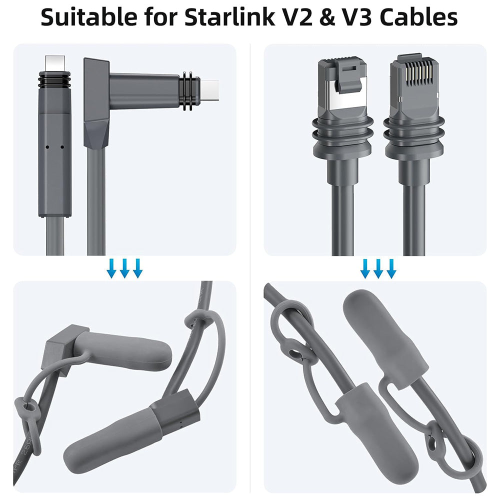 Waterproof Silicone Cable Caps for Starlink Gen 3 & 2 view 4