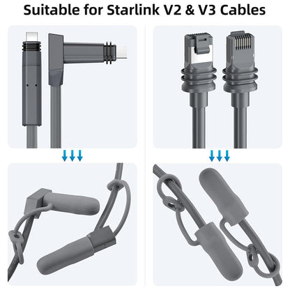 Waterproof Silicone Cable Caps for Starlink Gen 3 & 2 view 4