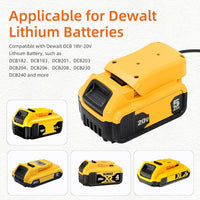 DeWalt Battery Adapter for Starlink Mini DC Cable view 3