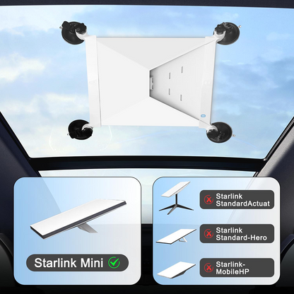 Starlink Mini Car Roof & Window Suction Mount view 6