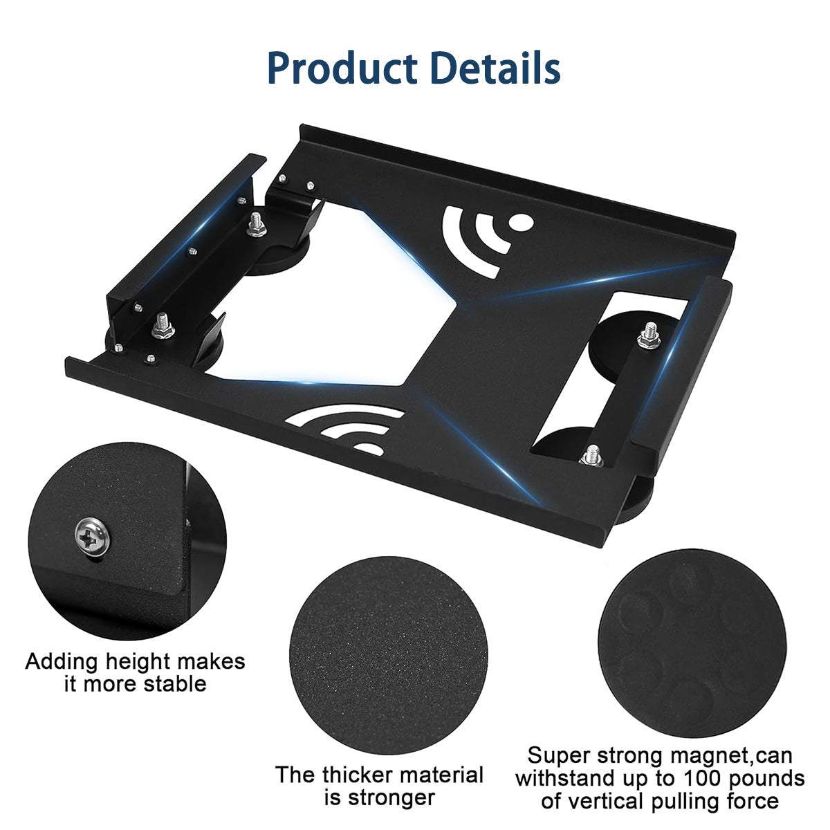 Starlink Mini Magnetic Quick-Release Car Mount view 3