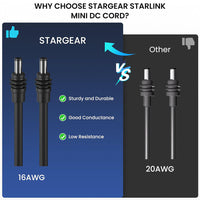 16AWG Replacement DC Power Cable for Starlink Mini view 3