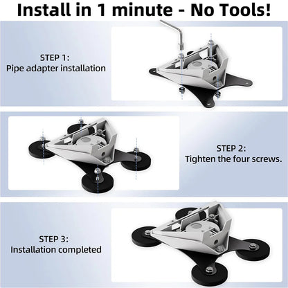 Starlink Mini No-Drill Magnetic Car Mount 2025 view 3
