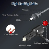 Starlink Mini Car Charger DC Cable with Switch 12V view 2