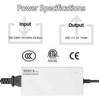 AC to DC Adapter for Starlink Gen 3 & Mini 100-240V view 4