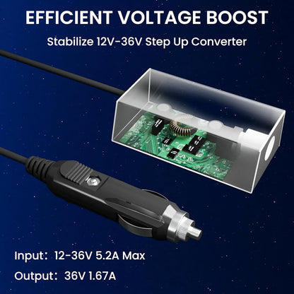 Starlink Mini Car Charger Adapter 12V DC Power view 5