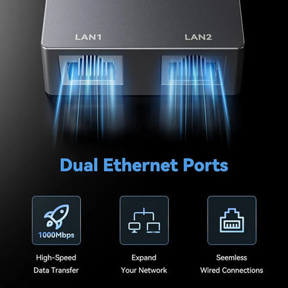 Dual-Port Ethernet Adapter for Starlink Gen 2 RJ45 view 4